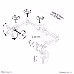 Neomounts FPMA-D1030D Monitor arm 10-24" - Additional view 3