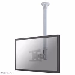 Neomounts FPMA-C100SILVER Monitor/TV mount ceiling 10-30" - h 79-129 cm, 12 kg, 25.4 cm (10"), 76.2 cm (30"), 75 x 75 mm, 200 ...