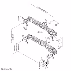 Neomounts FPMA-D700D4 Monitor arm 19-30" - Additional view 8