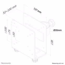 Neomounts THINCLIENT-10 Mini PC holder - max 10 kg - universal - Additional view 7