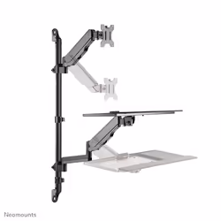 Neomounts WL90-325BL1 Sit-stand workstation wall 17-32" - gas spring - Additional view 4
