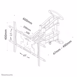 Neomounts tv wall mount