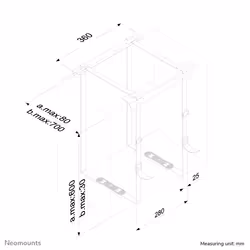 Neomounts CPU-D025BLACK CPU holder - max 20 kg - universal - Additional view 5