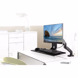 Neomounts KEYB-V200BLACK Keyboard/mouse shelf VESA installation - w 65 cm - Additional view 7
