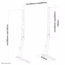Neomounts FPMA-D1240BLACK Monitor stand 37-70"