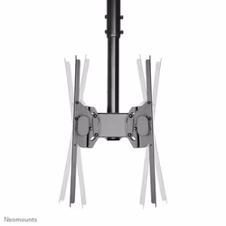 Neomounts NM-C440DBLACK Dual monitor/TV mount ceiling 32-60" - h 56-91 cm - Additional view 4