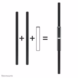 Neomounts FPMA-CPCONNECTBLACK Extension pole connector - Additional view 2