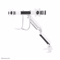 Neomounts NM-D775DXWHITE Monitor arm 10-32" - gas spring - Topfix - 180°-stop - Additional view 4