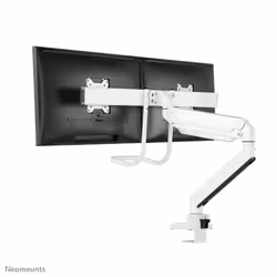 Neomounts NM-D775DXWHITE Monitor arm 10-32" - gas spring - Topfix - 180°-stop - Additional view 7