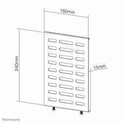 Neomounts NS-MBTC100BLACK Media player holder - max 10 kg - universal - Additional view 4