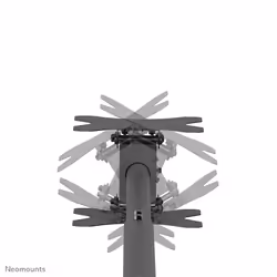 Neomounts CL35-340BL22 Dual monitor/TV mount ceiling 23-42" - h 106-156 cm - Additional view 7