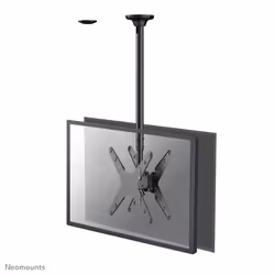 Neomounts FPMA-C340DBLACK Dual monitor/TV mount ceiling 32-75" - h 106-156 cm, 81.3 cm (32"), 190.5 cm (75"), 100 x 100 mm, 4 ...