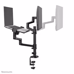 Neomounts DS20-425BL2 Monitor arm with laptop holder 17-27" - space saving - Additional view 5
