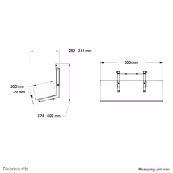 Neomounts PLASMA-M2250KEYB Multimedia holder