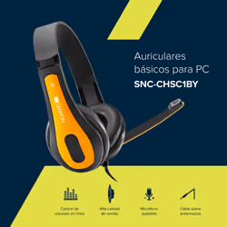 Canyon CNS-CHSC1BY headphones/headset Wired Head-band Gaming Black, Yellow - Additional view 6