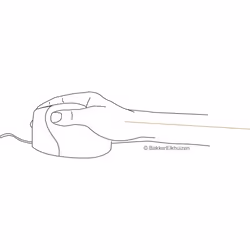 BakkerElkhuizen Evoluent4 mouse Office Left-hand Laser 2600 DPI - Additional view 5