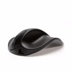 BakkerElkhuizen HandShoeMouse Righthanded Small Wireless, Right-hand, Optical, RF Wireless, 1000 DPI, Black