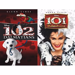 Disney 101 Dalmatians/102 Dalmatians, DVD, English, Family, 2D, 2-in-1, 22/09/2008
