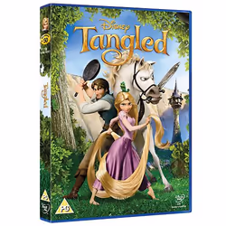 Disney Tangled, Animated film/cartoon, DVD, PG, English, 2D, USA