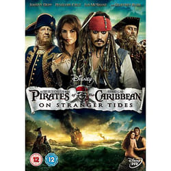 Disney Pirates of the Caribbean 4 On Stranger Tides DVD English
