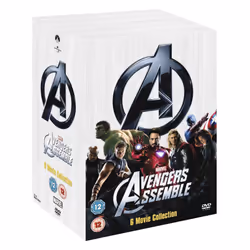 Marvel's The Avengers 6-Movie Collection [DVD] [2008] [2012] used very good