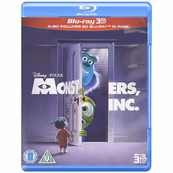 Disney Monsters Inc (3D), Animated film/cartoon, Blu-ray, 3D, Animation