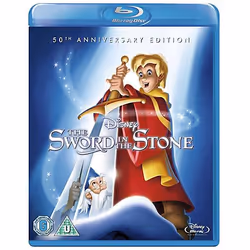 Disney Sword In The Stone, Animated film/cartoon, Blu-ray, English, 2D, 1 discs, Cartoon