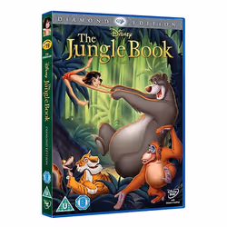 Disney Jungle Book, Animated film/cartoon, DVD, G, English, 2D, Diamond edition