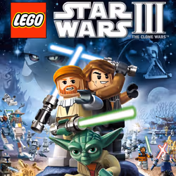 LucasArts LEGO Star Wars III : The Clone Wars, Wii, E (Everyone), Physical media
