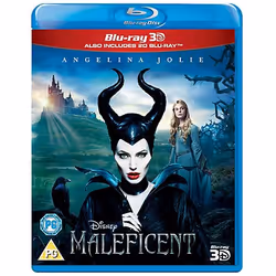 Disney Maleficent, Blu-ray, PG, English, Adventure, 3D, 1 discs