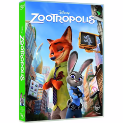Walt Disney Pictures Zootropolis, Movie, DVD, PG, Arabic, English, Italian, Children, 2D