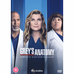 Walt Disney Pictures Grey's Anatomy: Complete Eighteenth Season (2022), Series, DVD, Coloured, English, 808 min, Teen & young ...
