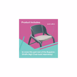 Giraffe Junior Pillow for The Bugaboo Giraffe High Chair, Soft Cushion from Extra Sturdy Fabrics, for Growing Children and Adults, Complements Any