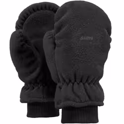 Barts Kids Childrens Soft Fleece Elasticated Cuff Warm Winter Mittens - 2-3 Yrs, Black