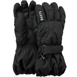 Barts Kids Childrens Tec Waterpoof Hook & Loop Outdoor Warm Winter Gloves - 10-12 Yrs, Black