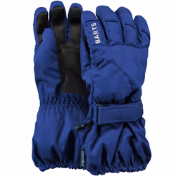 Barts Kids Childrens Tec Waterpoof Hook & Loop Outdoor Warm Winter Gloves - 4-6 Yrs, Navy