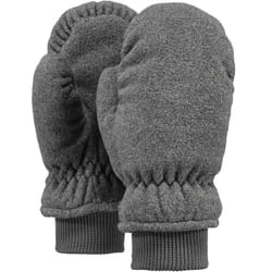 Barts Kids Childrens Soft Fleece Elasticated Cuff Warm Winter Mittens - 4-6 Yrs, Heather Grey