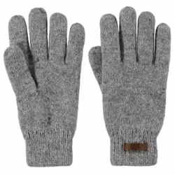 Barts Haakon, Gloves, Adult, Unisex, Grey, L/XL, Polyester, Wool