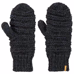 Barts Jasmin, Mittens, Adult, Female, Black, Acrylic, Polyester, Wool