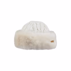Barts Fur Cable Bandhat - White