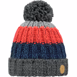 Barts Kids Childrens Wilhelm Chunky Cable Knit Warm Winter Beanie Hat - 4-8 Yrs, Anthracite
