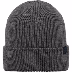 Barts Mens Kinabalu Comfy Cuffed Knitted Warm Winter Beanie Hat - One Size, Dark Heather