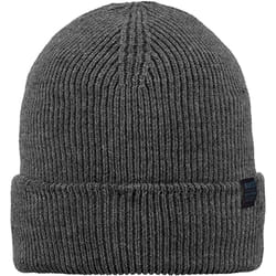 Barts Mens Kinabalu Comfy Cuffed Knitted Warm Winter Beanie Hat - One Size, Dark Heather