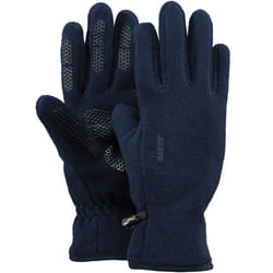 Barts Kids Childrens Soft Fleece Palm Grip Elasticated Warm Winter Gloves - 2-3 Yrs, Navy