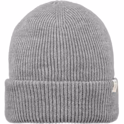 Barts Mens Kinabalu Comfy Cuffed Knitted Warm Winter Beanie Hat - One Size, Heather Grey