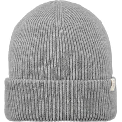 Barts Mens Kinabalu Comfy Cuffed Knitted Warm Winter Beanie Hat - One Size, Heather Grey