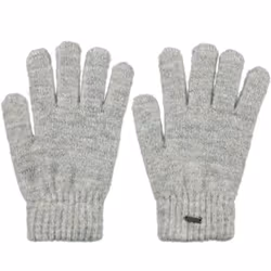 Barts Kids Childrens Shae Warm Soft Knitted Fleece Lined Winter Gloves - 6-8 Yrs, Heather Grey