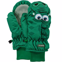 Barts Kids Childrens Nylon 3D Waterproof Outdoor Warm Winter Gloves Mittens - 2-3 Yrs, Green