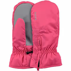 Barts Kids Childrens Zipper Water Repellent Insulated Warm Winter Mittens - 4-6 Yrs, Fuchsia