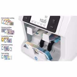 Safescan 2985-SC Banknote counting machine White - Additional view 4